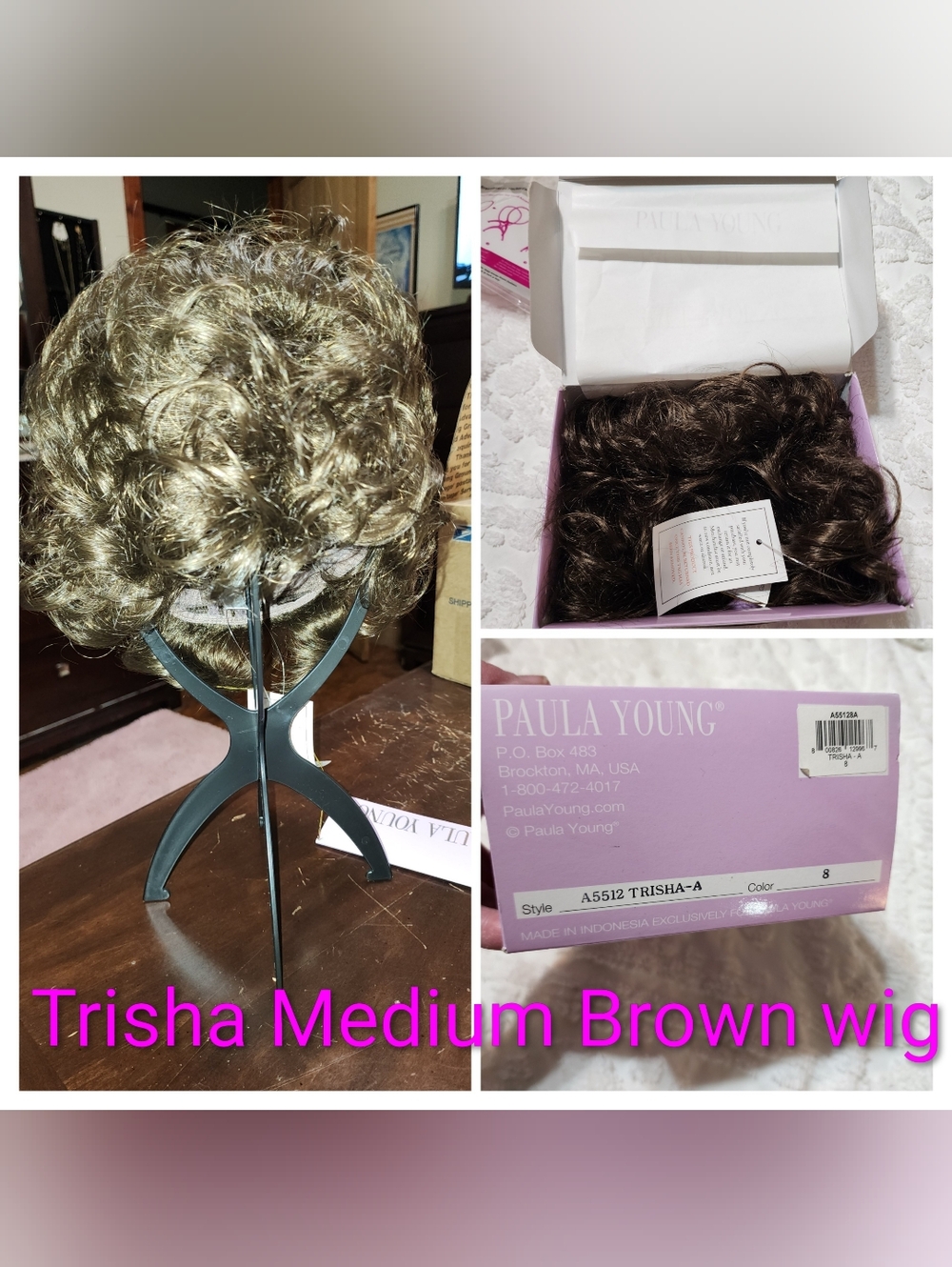 Paula Young Trisha Wig in Medium Brown